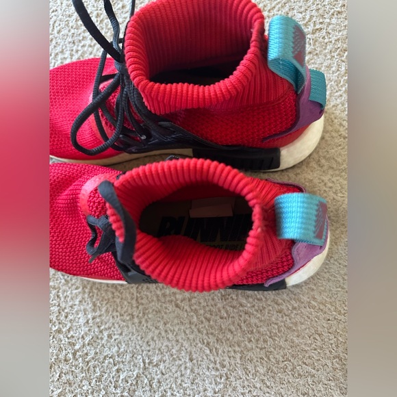 Adidas NMD XR1 Winter Scarlet Red Black Knitted Sock Athletic Running Sneakers - Picture 10 of 12